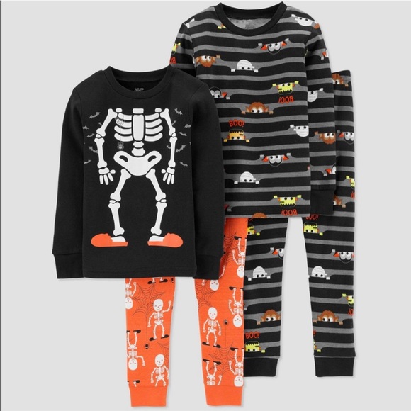 Toddler boys 4 piece Halloween pajama set. NWT. - Picture 1 of 1